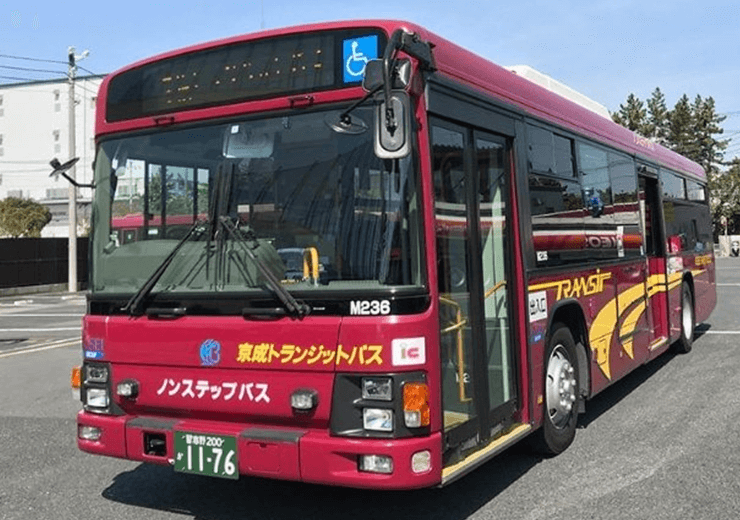 京成トランジットバス大型路線バス外観